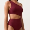 Mini Check Jacquard Asymmetric Trikini Mini Check Jacquard Asymmetric Trikini