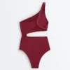 Mini Check Jacquard Asymmetric Trikini Mini Check Jacquard Asymmetric Trikini