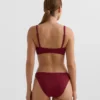 Mini Check Jacquard Halter Bikini Top Mini Check Jacquard Halter Bikini Top