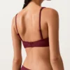 Mini Check Jacquard Halter Bikini Top