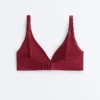Mini Check Jacquard Halter Bikini Top Mini Check Jacquard Halter Bikini Top