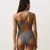 Mini Gingham Asymmetric Trikini Mini Gingham Asymmetric Trikini
