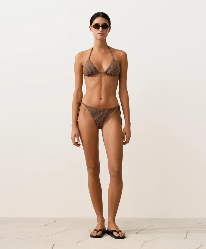 Mini Polka Dot Triangle Bikini Top Mini Polka Dot Triangle Bikini Top