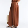 Modal Blend Balloon Trousers Modal Blend Balloon Trousers
