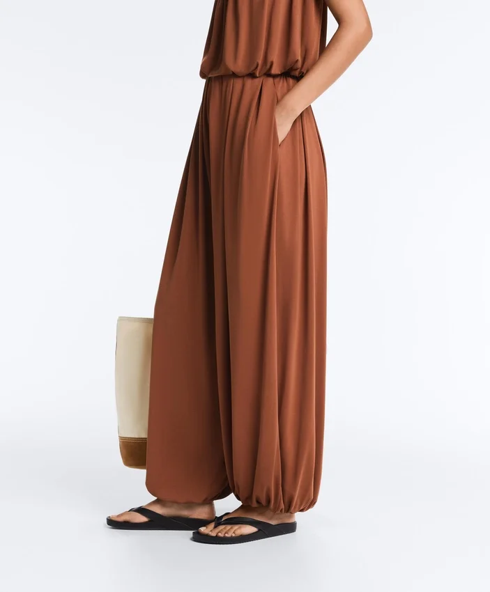 Modal Blend Balloon Trousers Modal Blend Balloon Trousers