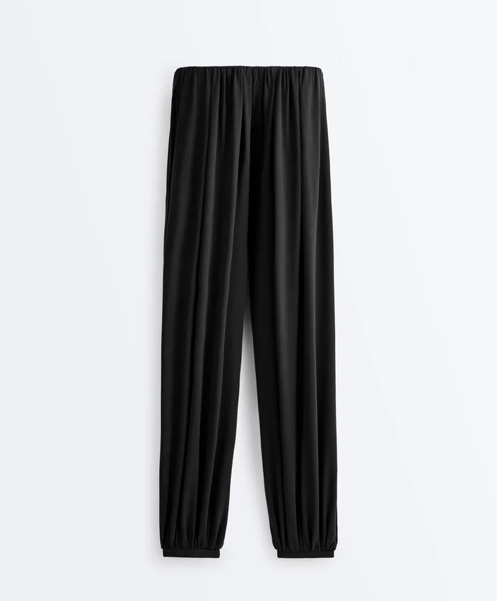 Modal Blend Balloon Trousers Modal Blend Balloon Trousers