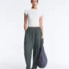 Modal Blend Bloomer Trousers Modal Blend Bloomer Trousers