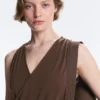 Modal Blend Crossover Sleeveless T-Shirt Modal Blend Crossover Sleeveless T-Shirt