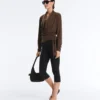 Modal Blend Long Sleeve Crossover T-Shirt Modal Blend Long Sleeve Crossover T-Shirt