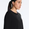 Modal Blend Short-Sleeved T-Shirt with Rounded Back Hem Modal Blend Short-Sleeved T-Shirt with Rounded Back Hem