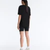 Modal Blend Short-Sleeved T-Shirt with Rounded Back Hem Modal Blend Short-Sleeved T-Shirt with Rounded Back Hem