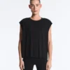 Modal Blend Sleeveless T-Shirt Modal Blend Sleeveless T-Shirt