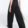 Modal Blend Straight-Leg Trousers with Side Pleat Modal Blend Straight-Leg Trousers with Side Pleat