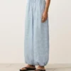Modal Blend Striped Bloomer Trousers Modal Blend Striped Bloomer Trousers