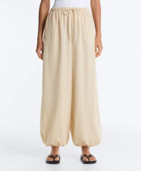 Modal Blend Striped Bloomer Trousers