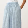 Modal Blend Striped Bloomer Trousers Modal Blend Striped Bloomer Trousers