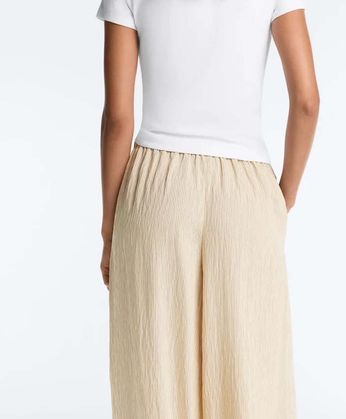 Modal Blend Striped Bloomer Trousers Modal Blend Striped Bloomer Trousers