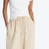 Modal Blend Striped Bloomer Trousers Modal Blend Striped Bloomer Trousers