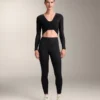 Multi-Position Long Sleeve Knotted Lyocell Blend T-Shirt Multi-Position Long Sleeve Knotted Lyocell Blend T-Shirt