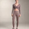 Multi-Position Long Sleeve Knotted Lyocell Blend T-Shirt Multi-Position Long Sleeve Knotted Lyocell Blend T-Shirt