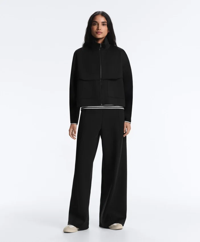 Boxy Neoprene-Effect Jacket Boxy Neoprene-Effect Jacket