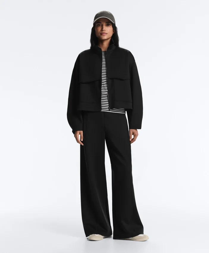 Boxy Neoprene-Effect Jacket Boxy Neoprene-Effect Jacket