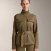 Neoprene-Effect Jacket with Belt Neoprene-Effect Jacket with Belt