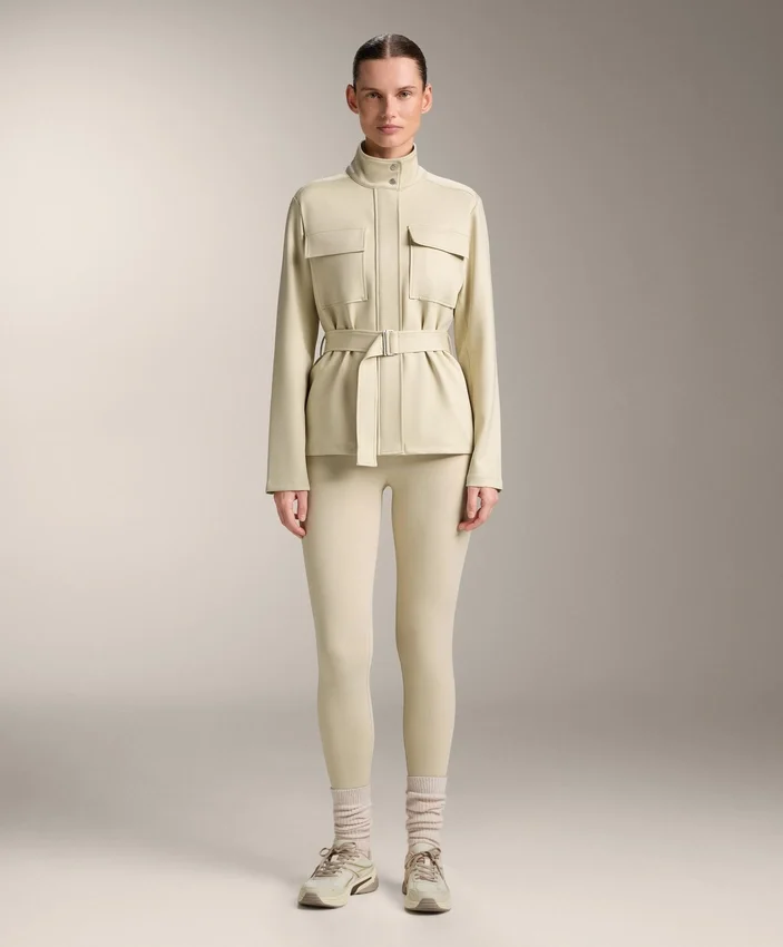 Neoprene-Effect Jacket with Belt Neoprene-Effect Jacket with Belt