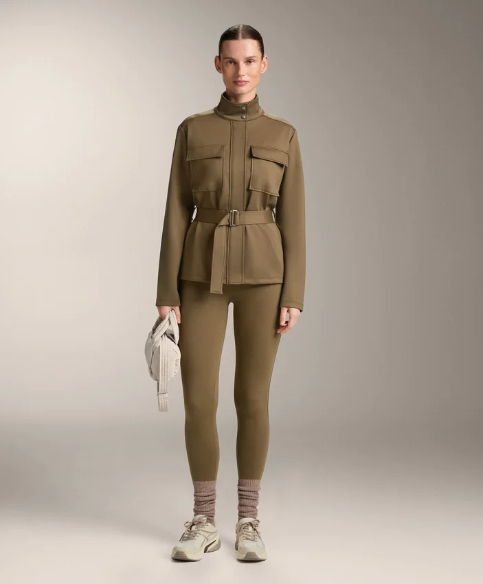 Neoprene-Effect Jacket with Belt Neoprene-Effect Jacket with Belt