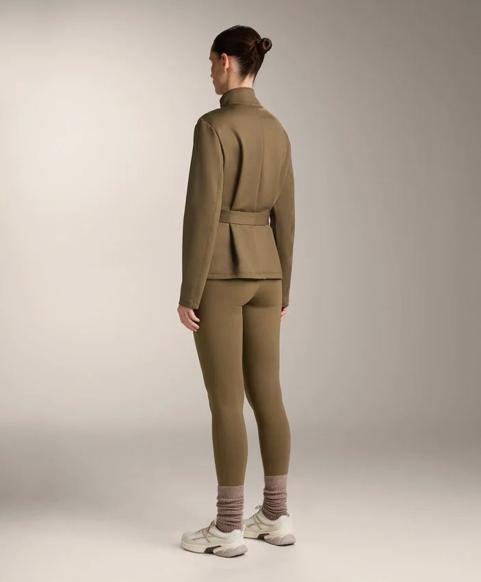 Neoprene-Effect Jacket with Belt Neoprene-Effect Jacket with Belt
