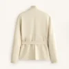 Neoprene-Effect Jacket with Belt Neoprene-Effect Jacket with Belt