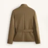 Neoprene-Effect Jacket with Belt Neoprene-Effect Jacket with Belt