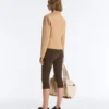 Neoprene-Effect Peplum Jacket with Ribbing Neoprene-Effect Peplum Jacket with Ribbing