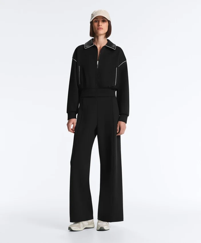 Neoprene-Effect Piping Jacket Neoprene-Effect Piping Jacket