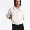 Neoprene-Effect Piping Jacket Neoprene-Effect Piping Jacket