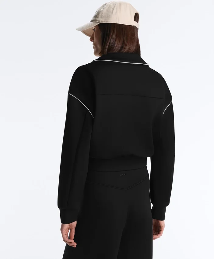 Neoprene-Effect Piping Jacket Neoprene-Effect Piping Jacket