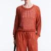 Open Knit Rib Jumper Open Knit Rib Jumper
