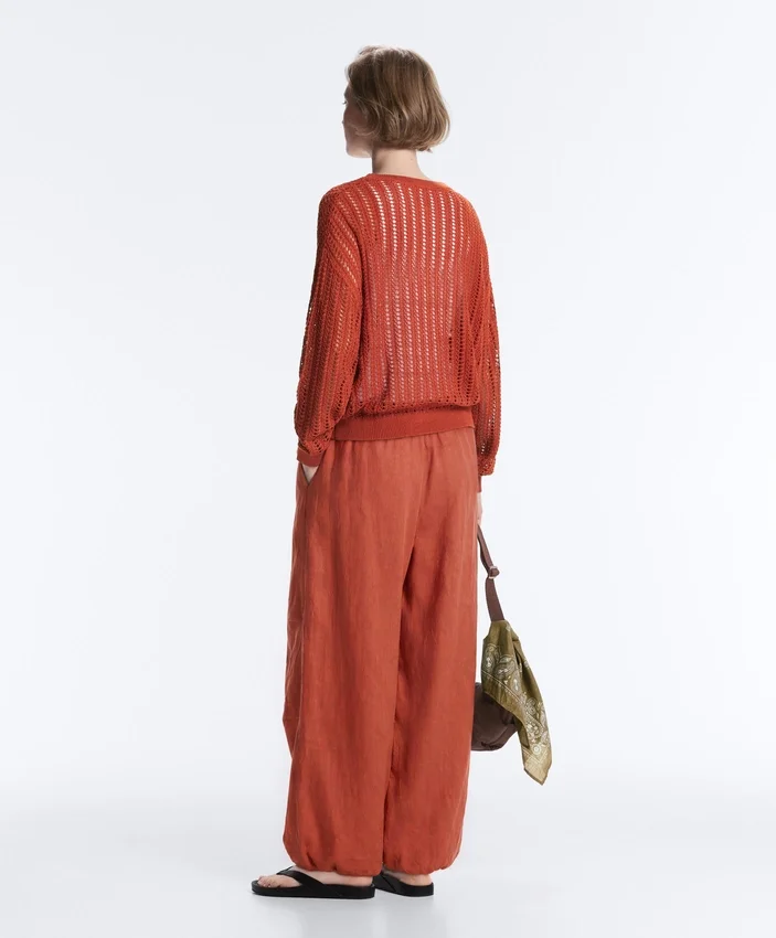 Open Knit Rib Jumper Open Knit Rib Jumper