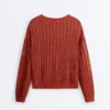 Open Knit Rib Jumper Open Knit Rib Jumper