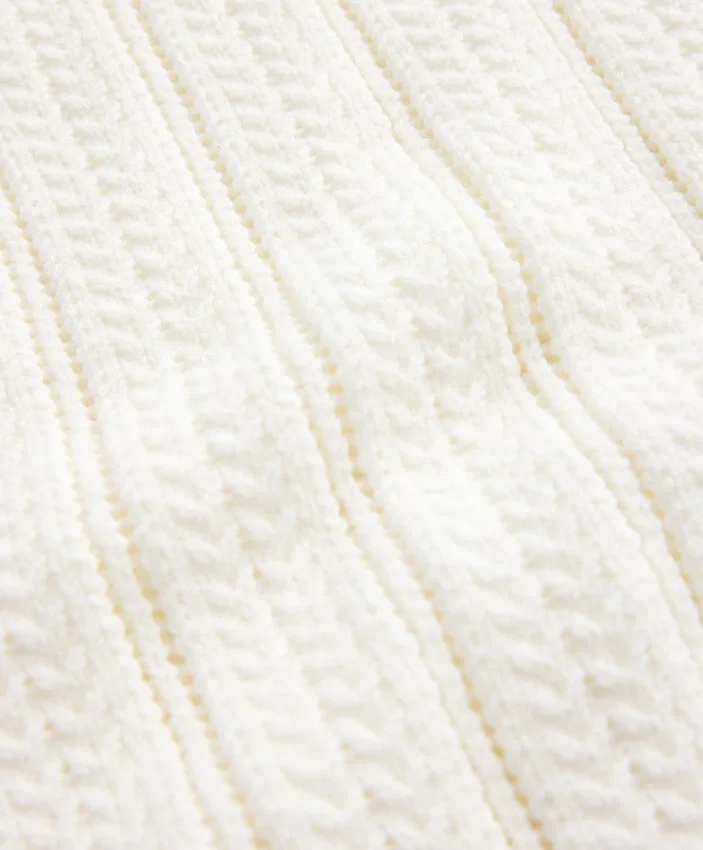 Openwork Knit Hooded Jacket Openwork Knit Hooded Jacket