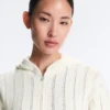 Openwork Knit Hooded Jacket Openwork Knit Hooded Jacket