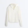 Openwork Knit Hooded Jacket Openwork Knit Hooded Jacket