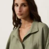 Oversize 100% Linen Short-Sleeved Shirt Oversize 100% Linen Short-Sleeved Shirt