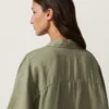 Oversize 100% Linen Short-Sleeved Shirt Oversize 100% Linen Short-Sleeved Shirt