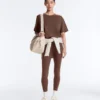 Oversize Cotton-Blend Short-Sleeved T-Shirt Oversize Cotton-Blend Short-Sleeved T-Shirt
