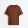 Oversize Cotton-Blend Short-Sleeved T-Shirt Oversize Cotton-Blend Short-Sleeved T-Shirt