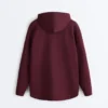 Oversize Cotton Piqué Hooded Jacket Oversize Cotton Piqué Hooded Jacket