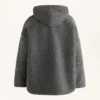 Oversize Faux-Shearling Jacket with Faux-Fur Lined Hood Oversize Faux-Shearling Jacket with Faux-Fur Lined Hood