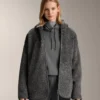 Oversize Faux-Shearling Jacket with Faux-Fur Lined Hood Oversize Faux-Shearling Jacket with Faux-Fur Lined Hood