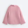 Oversize Long-Sleeve 100% Linen Polo Shirt Oversize Long-Sleeve 100% Linen Polo Shirt